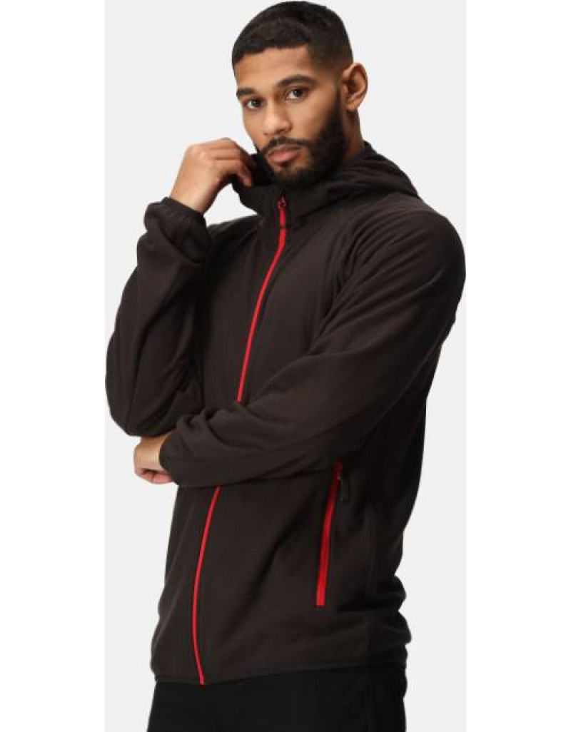 Jachetă din fleece cu glugă structurată „Navigate”